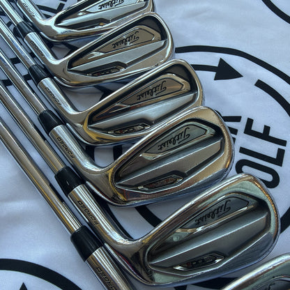 TITLEIST T100s IRONS (2019) / 5 - PW / RH / AMT White Stiff Flex / GOOD USED