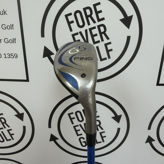PING G5 3 HYBRID / 19 Deg / Mens RH / Stiff Flex / GOOD USED