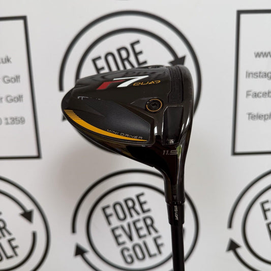 TAYLORMADE R7 QUAD MINI DRIVER / 11.5 Degree / Mens RH / 60g Reg Flex / GOOD