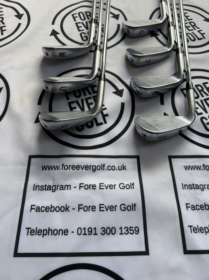 PING G440 IRONS / 6 - PW + UW + 52 / BLUE DOT / RH / AWT 3.0 Reg Flex / MINT