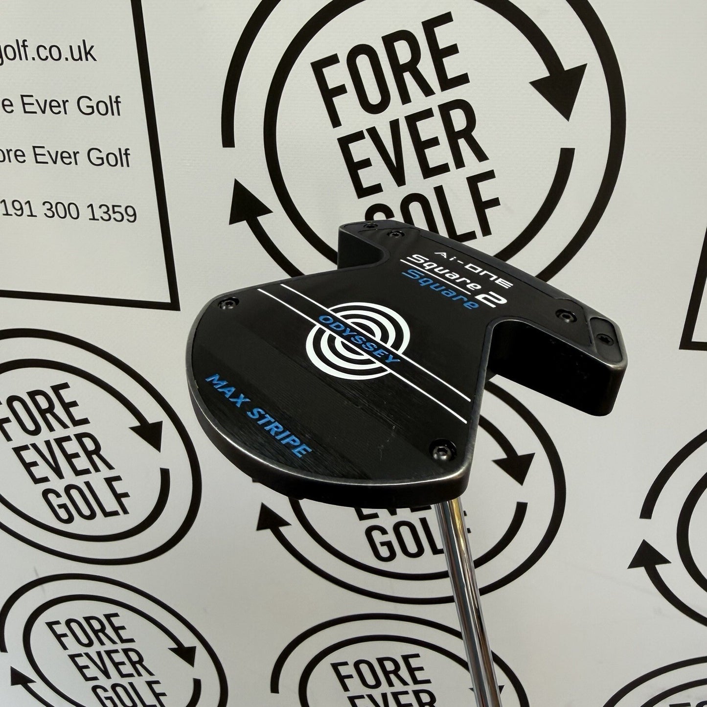 ODYSSEY Ai ONE SQUARE 2 SQUARE MAX STRIPE PUTTER / RH / 35” / V.GOOD USED