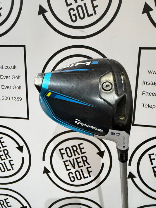 TAYLORMADE SIM2 DRIVER / 9 Degree / Mens RH / 60g Stiff Flex