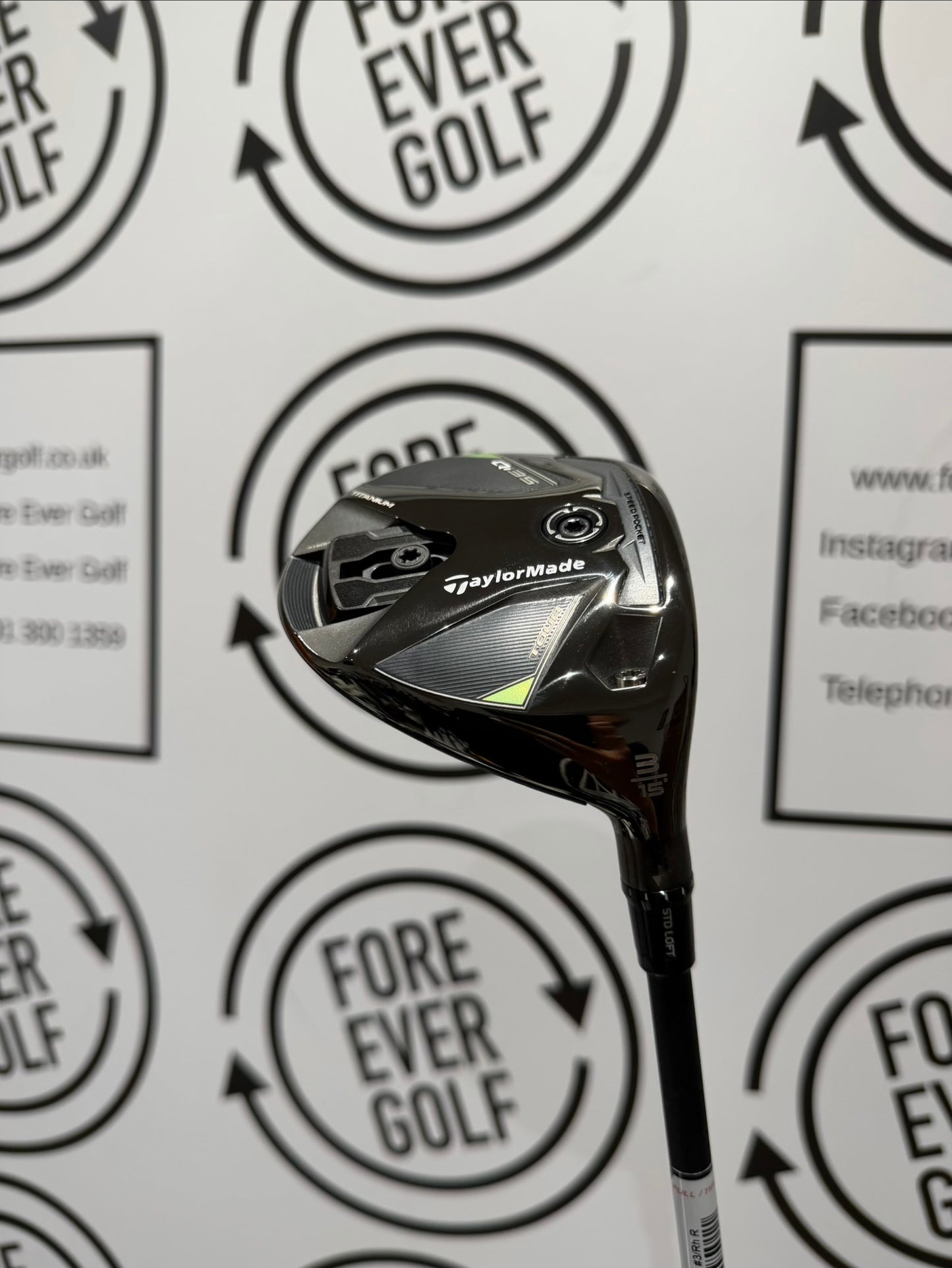 TAYLORMADE Qi35 TOUR 3 WOOD / 15 Deg / RH / 65g Reg Flex