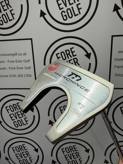 ODYSSEY MICRO HINGE #7 DB PUTTER / 34” / Mens RH