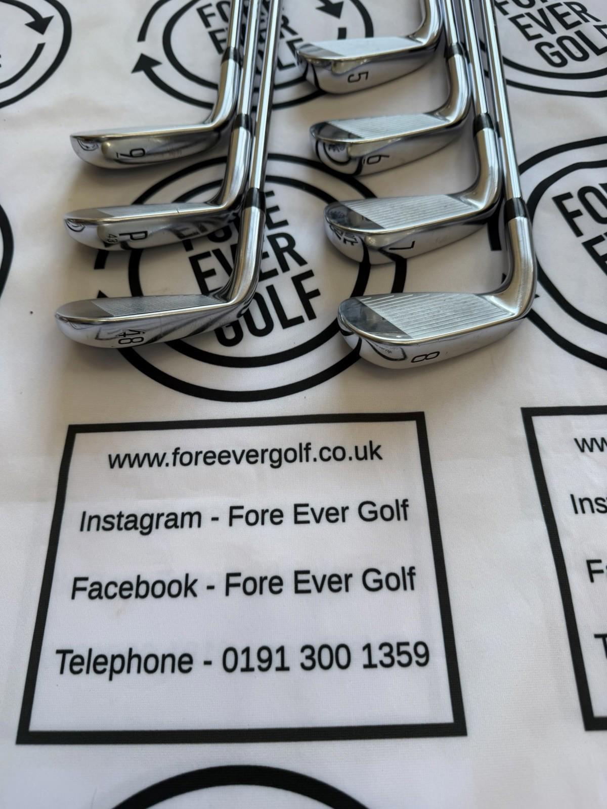 TITLEIST T300 (2021) IRONS / 5 - PW + 48 / RH / 95g Reg Flex / V.GOOD USED