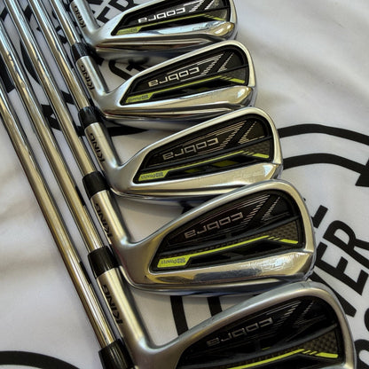 COBRA RADSPEED IRONS / 5 - PW / Mens RH / 120g Stiff Flex / GOOD USED