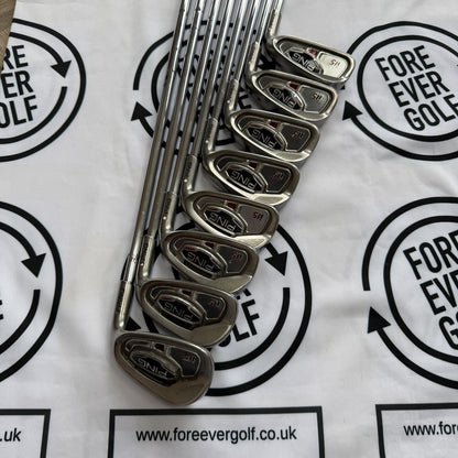 PING i15 IRONS / 3 - PW / RH / White Dot / Reg Flex / OK USED