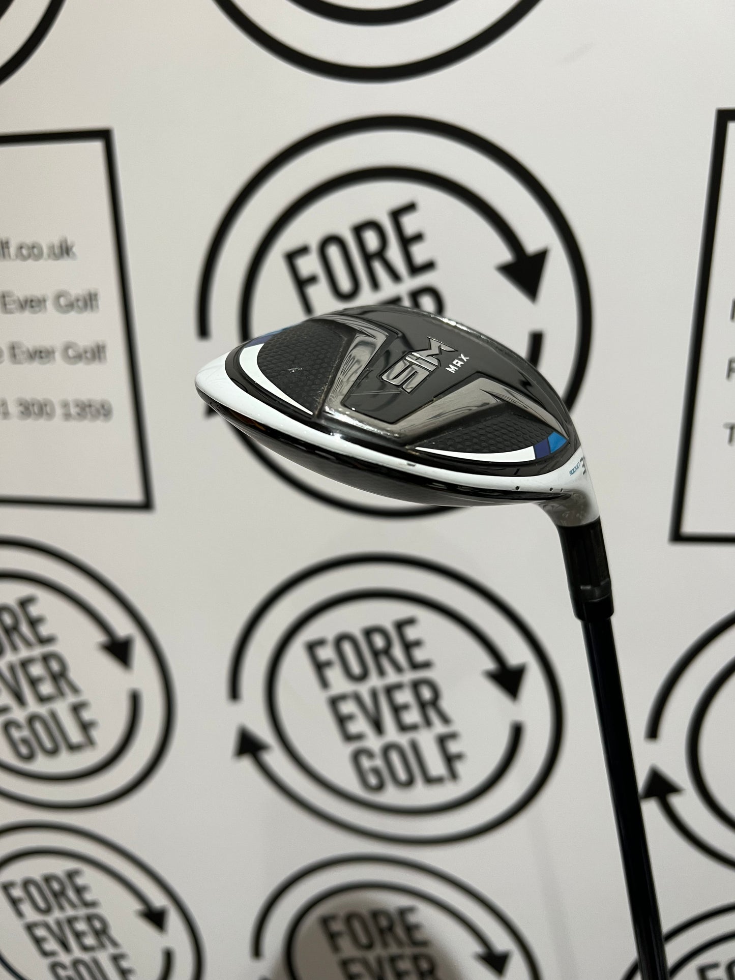 TAYLORMADE SIM MAX ROCKET 3 WOOD / 14 Deg / RH / 60g Stiff Flex