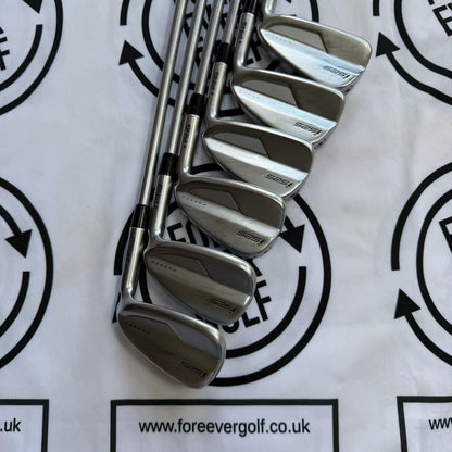 PING i525 IRONS / 5 - PW / BLUE DOT / Mens RH / 105g Reg Flex / V.GOOD USED