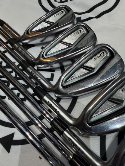 PING G730 IRONS / 5 - UW / Blue Dot / Mens RH / 100g Reg Flex / V.GOOD USED
