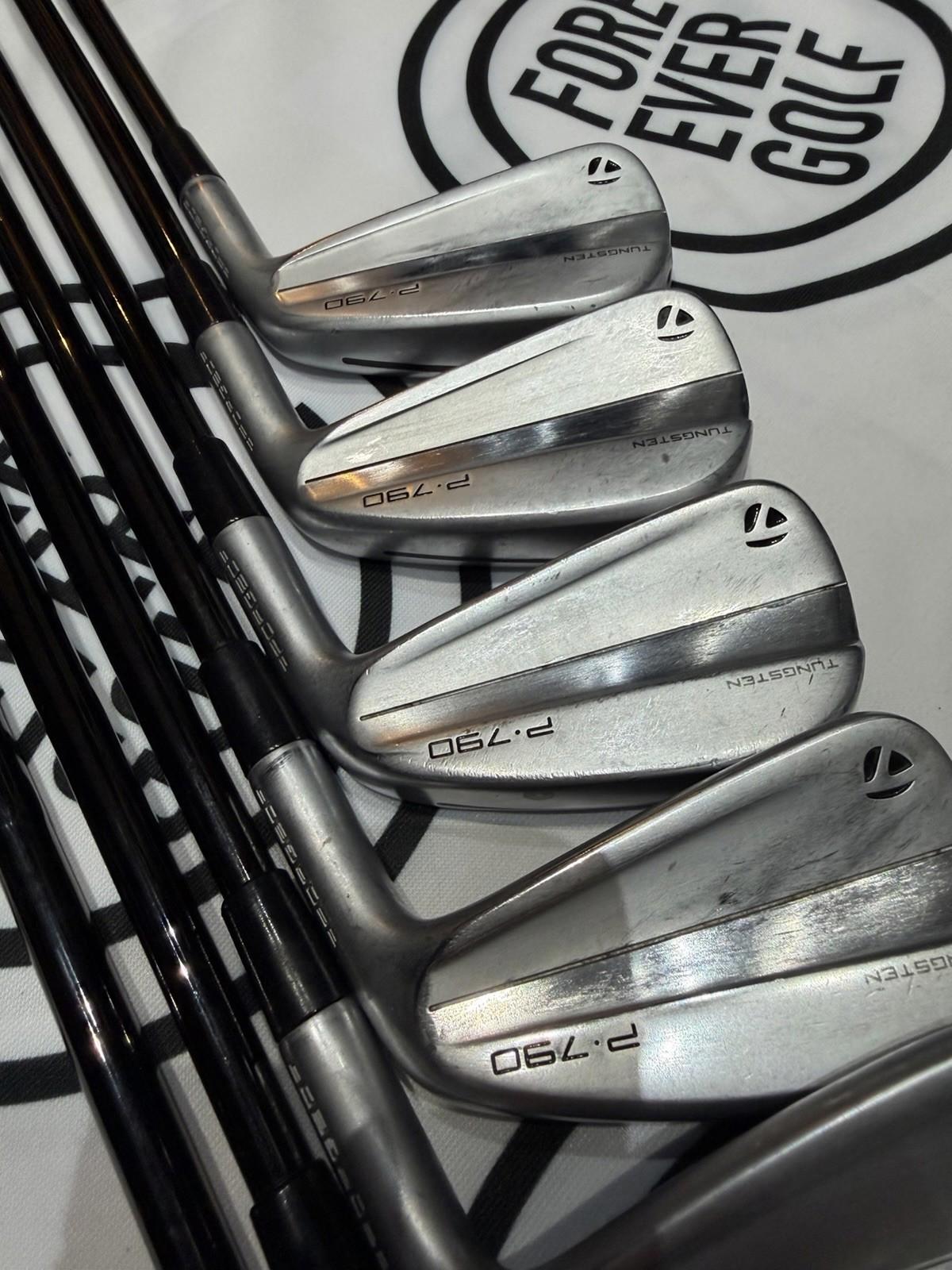 TAYLORMADE P790 (2023) IRONS / 4 - PW / RH / 120g Stiff Flex / GOOD USED