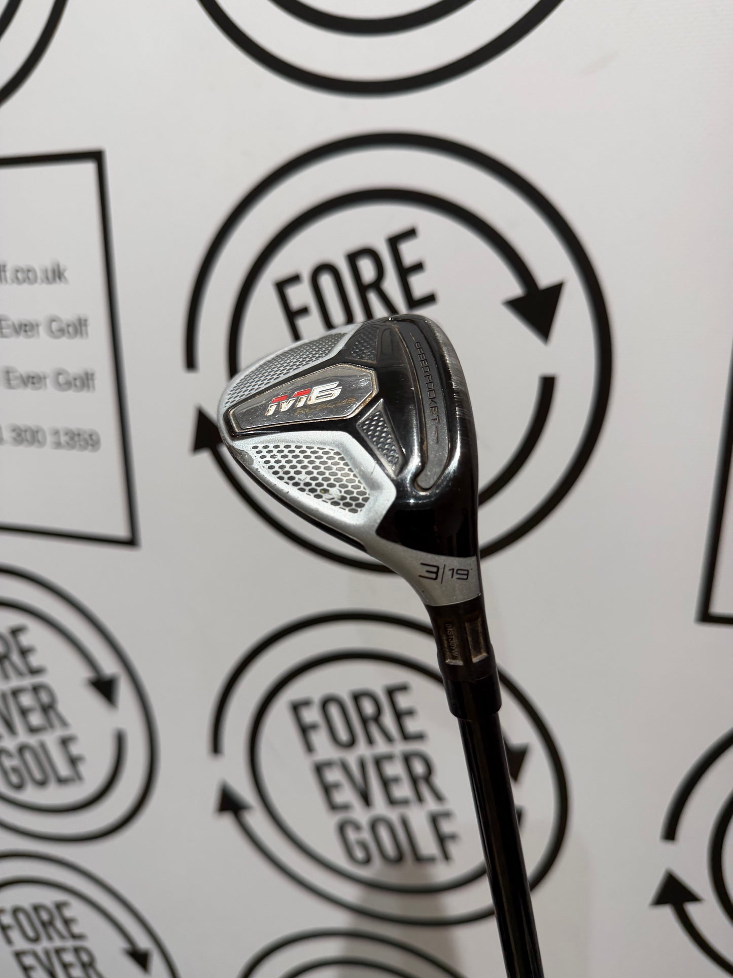 TAYLORMADE M6 3 HYBRID / 19 Degree / RH 70g Stiff Flex