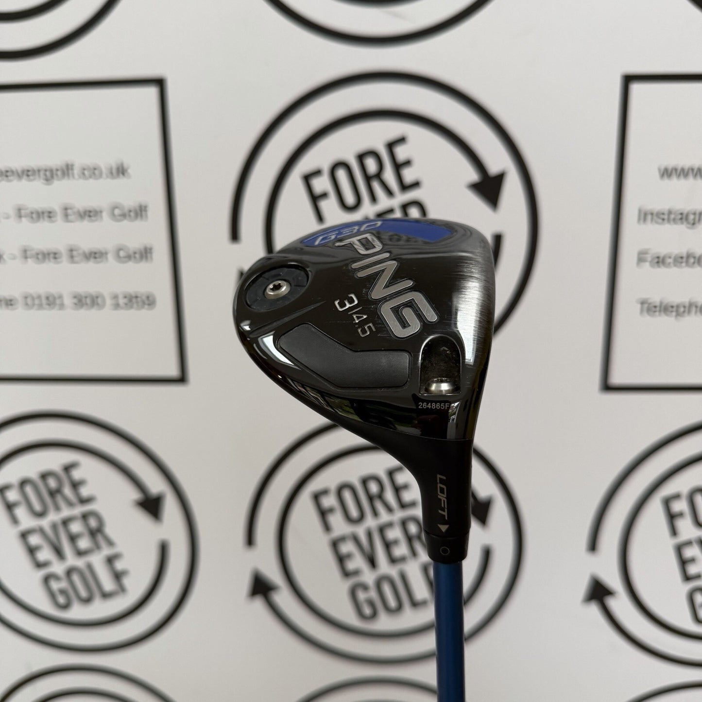PING G30 3 WOOD / 14.5 Degree / RH / Regular Flex / V.GOOD USED