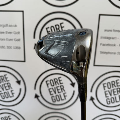CALLAWAY Ai SMOKE MAX DRIVER / 9 Degree / RH / 60g Stiff Flex / V.GOOD USED