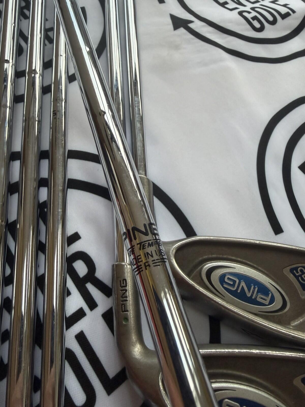 PING G5 IRONS / 4 - PW / Green Dot / Mens RH / Reg Flex / GOOD USED