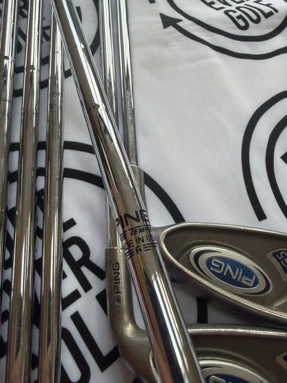PING G5 IRONS / 4 - PW / Green Dot / Mens RH / Reg Flex / GOOD USED