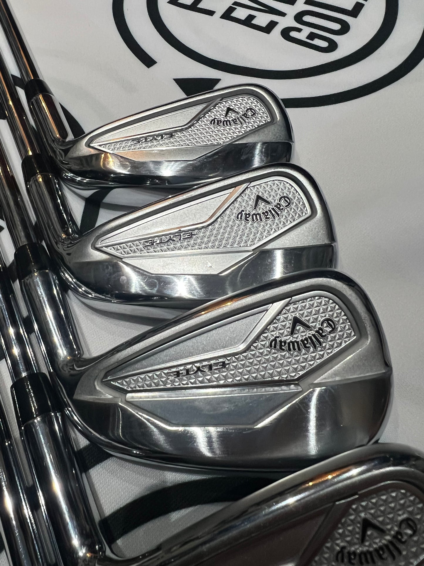 CALLAWAY ELYTE IRONS / 6 - PW / Mens RH / 102g Reg Flex