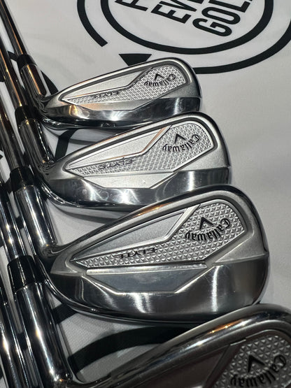 CALLAWAY ELYTE IRONS / 6 - PW / Mens RH / 102g Reg Flex