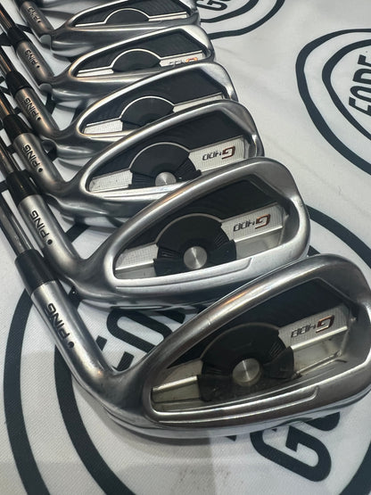 PING G400 IRONS / 5 - UW / Mens RH / Regular Flex / Black Dot