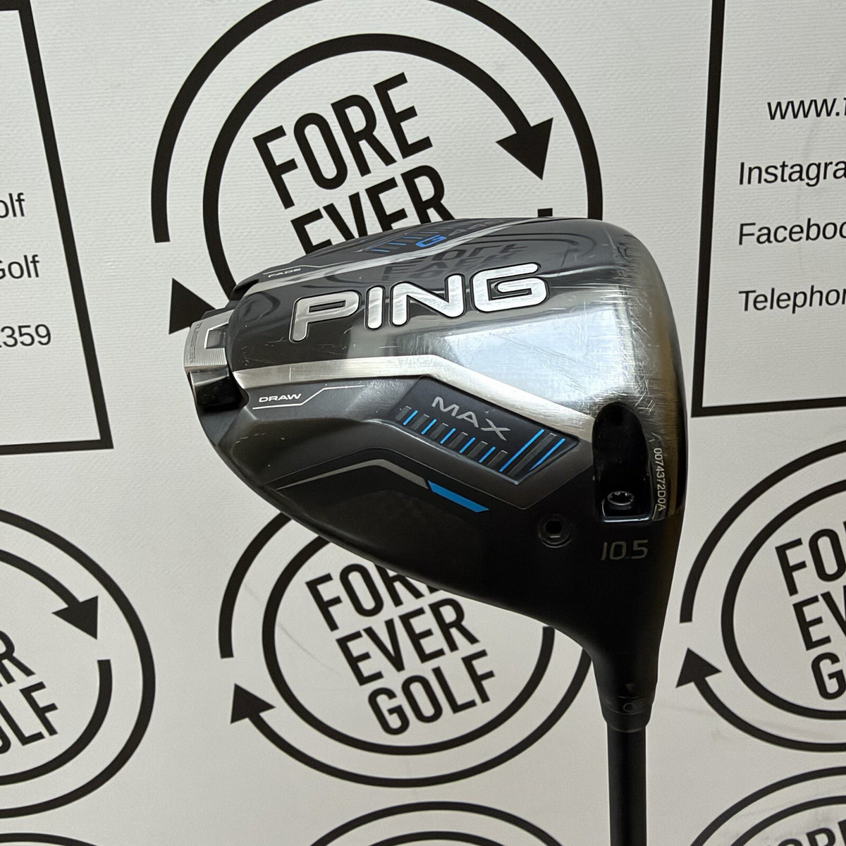 PING G440 MAX DRIVER / 10.5 Deg / Mens RH / 50g Stiff Flex / GOOD USED