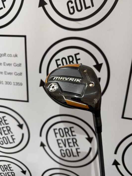 CALLAWAY MAVRIK 3 WOOD / 15 Degree / RH / 65g Reg Flex / V.GOOD USED
