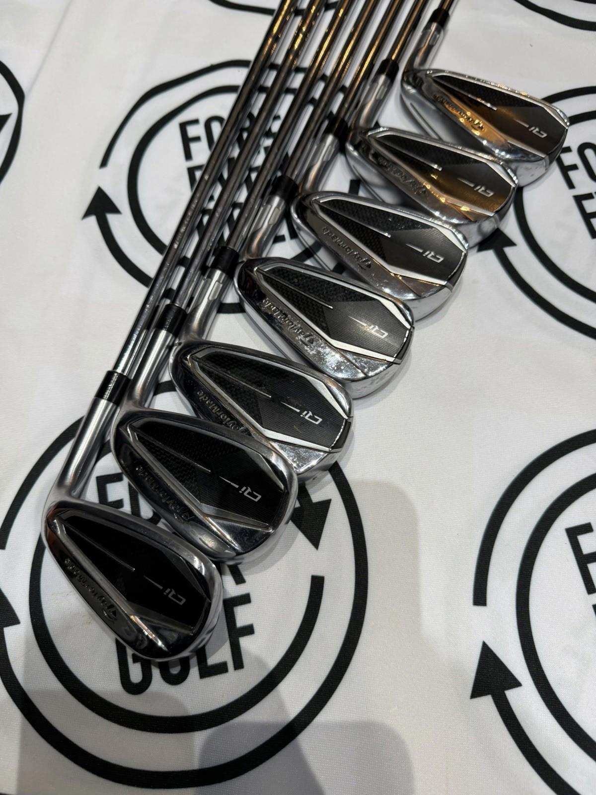 TAYLORMADE Qi IRONS / 4 - PW / Mens TH / 85g Stiff Flex / V.GOOD USED