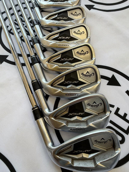 CALLAWAY APEX CF ’19 IRONS / 4 - PW / Mens RH / 95g Reg Flex / GOOD USED