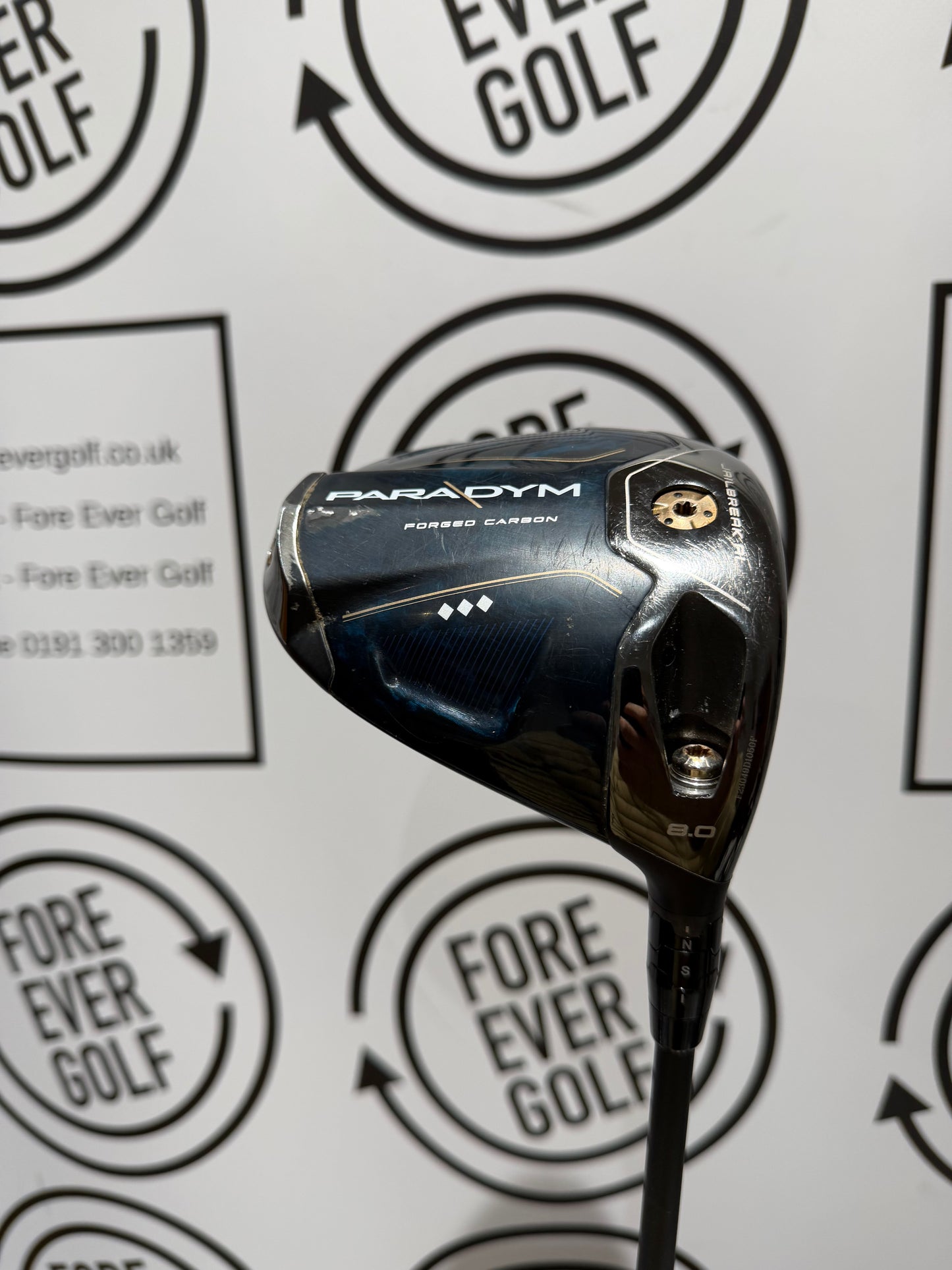 CALLAWAY PARADYM TRIPLE DIAMOND DRIVER / 8 DeG / RH / 65g Stiff Flex