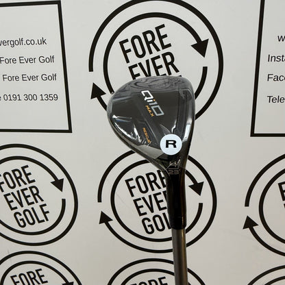 TAYLORMADE Qi10 MAX 4 HYBRID / 23 Deg / RH / 50g Reg Flex / NEW