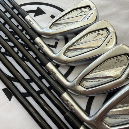 MIZUNO JPX 925 HOT METAL IRONS / 5 - PW + SW / RH / 55g A Flex (Graphite) / GOOD