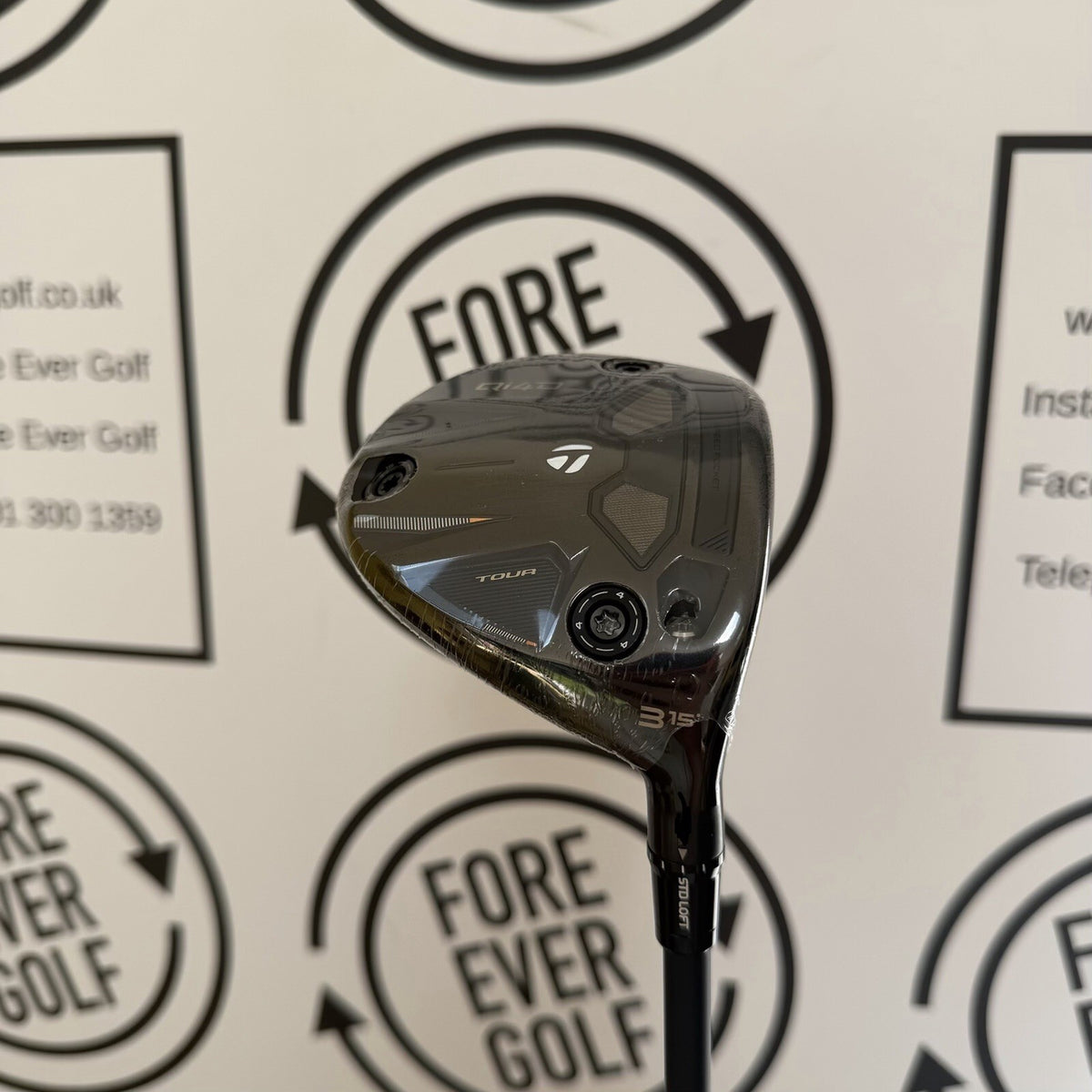 TAYLORMADE Qi4D TOUR 3 WOOD / 15 Degree / RH / 65g Stiff Flex / NEW