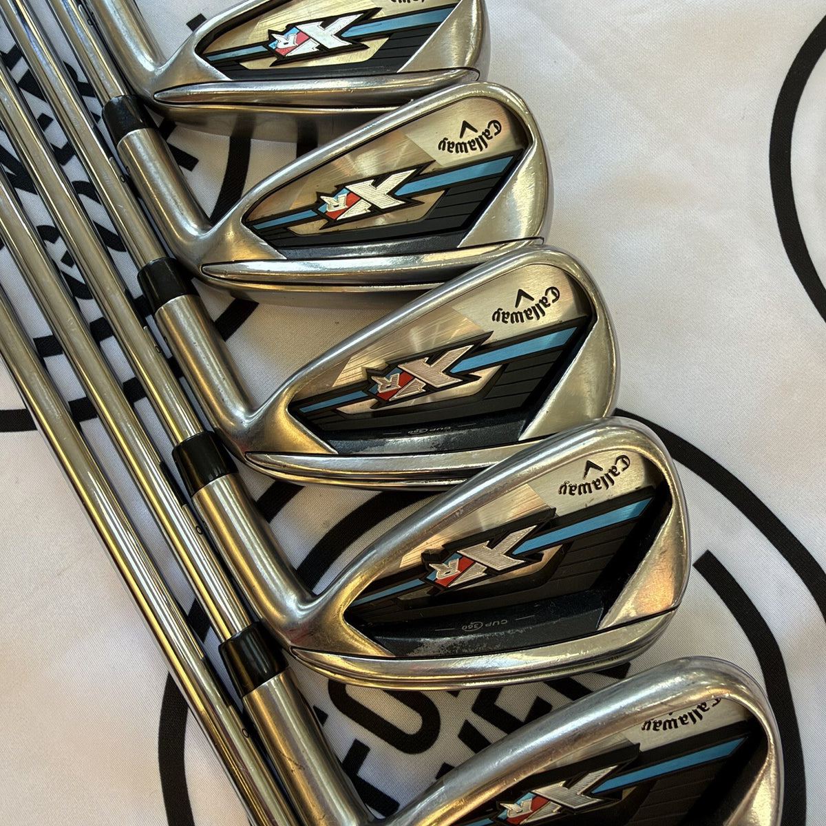 CALLAWAY XR IRONS / 5 - PW / Mens RH / 80g Reg Flex / V.GOOD USED