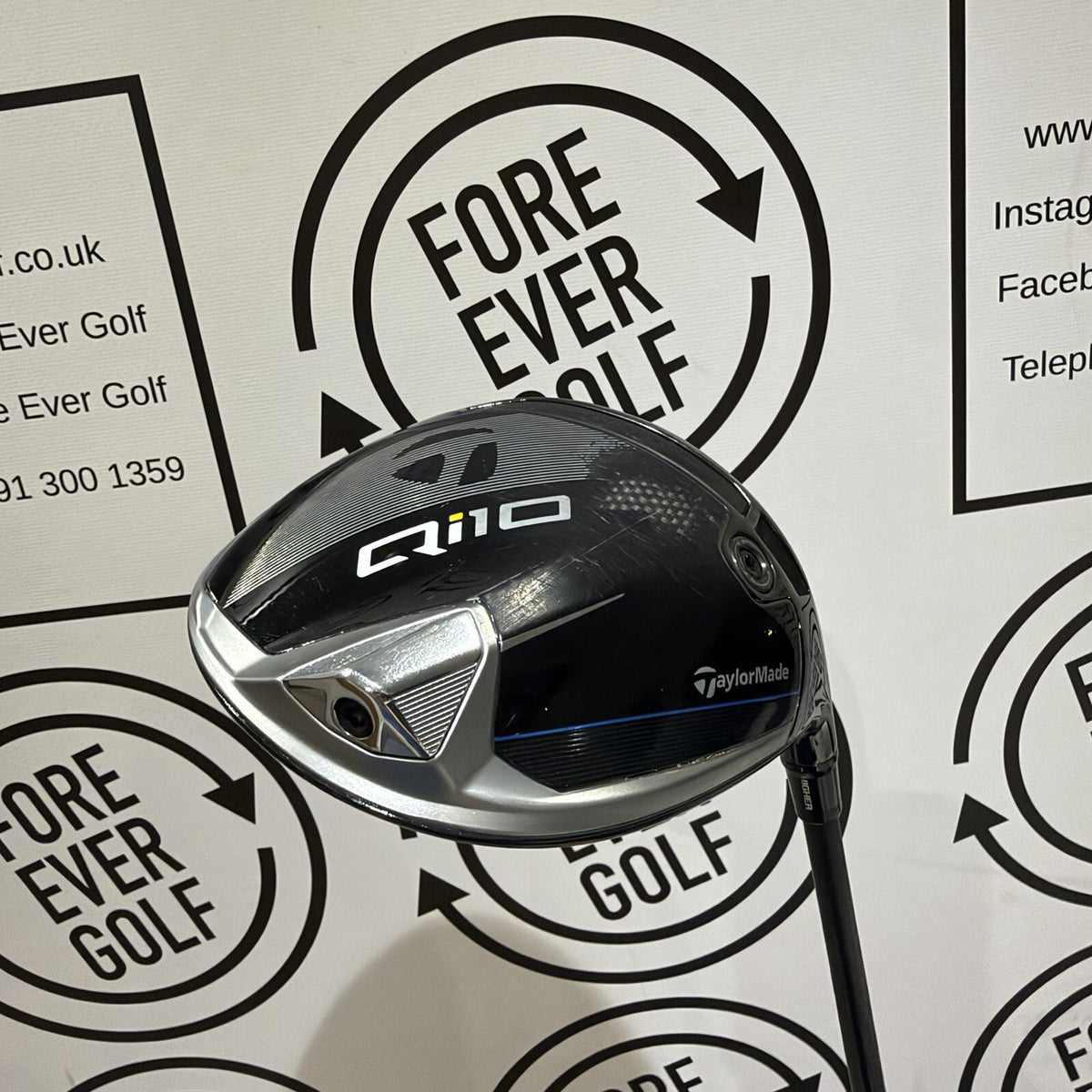 TAYLORMADE Qi10 DRIVER / 9 Degree / RH / 65g Reg Flex / GOOD USED