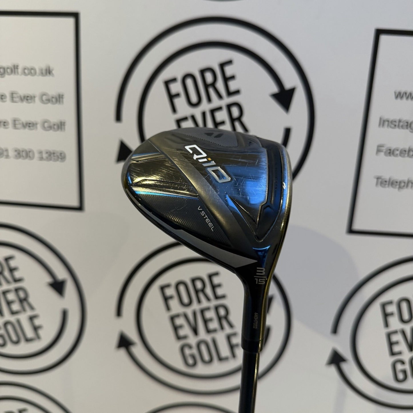TAYLORMADE Qi10 3 WOOD / 15 Deg / RH / 60g Stiff Flex / FAIR USED