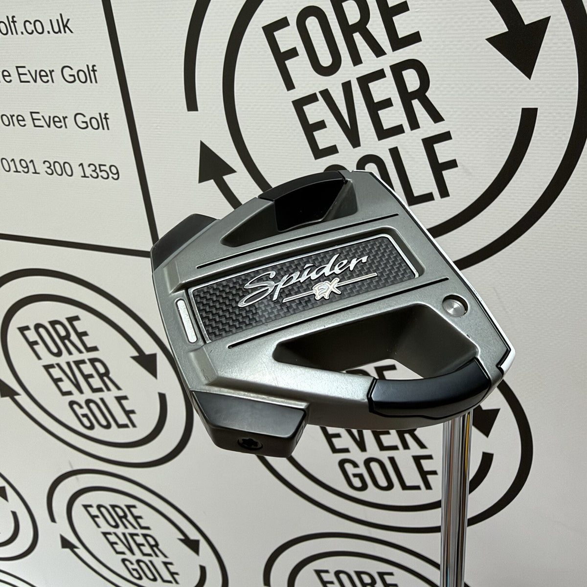 TAYLORMADE SPIDER EX PUTTER / 34” / Mens RH / Grey/White / GOOD USED