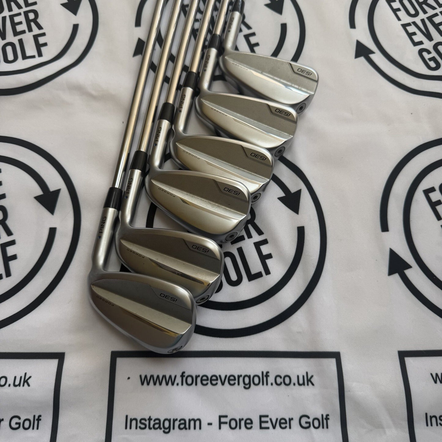 PING i530 IRONS / 6 - UW / Blue Dot / Mens RH / Regular Flex / V.GOOD USED