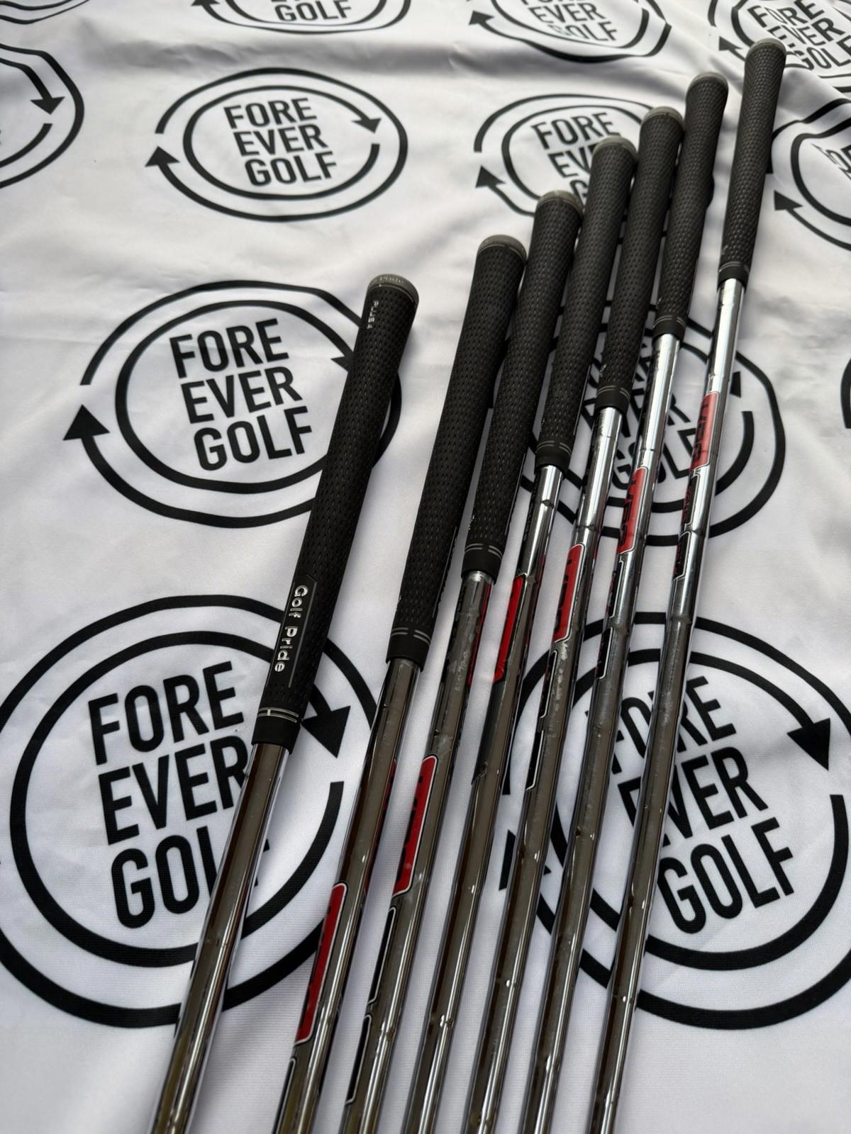 TAYLORMADE P7MC (2021) IRONS / 4 - PW / Mens RH / 120g Stiff Flex / GOOD USED