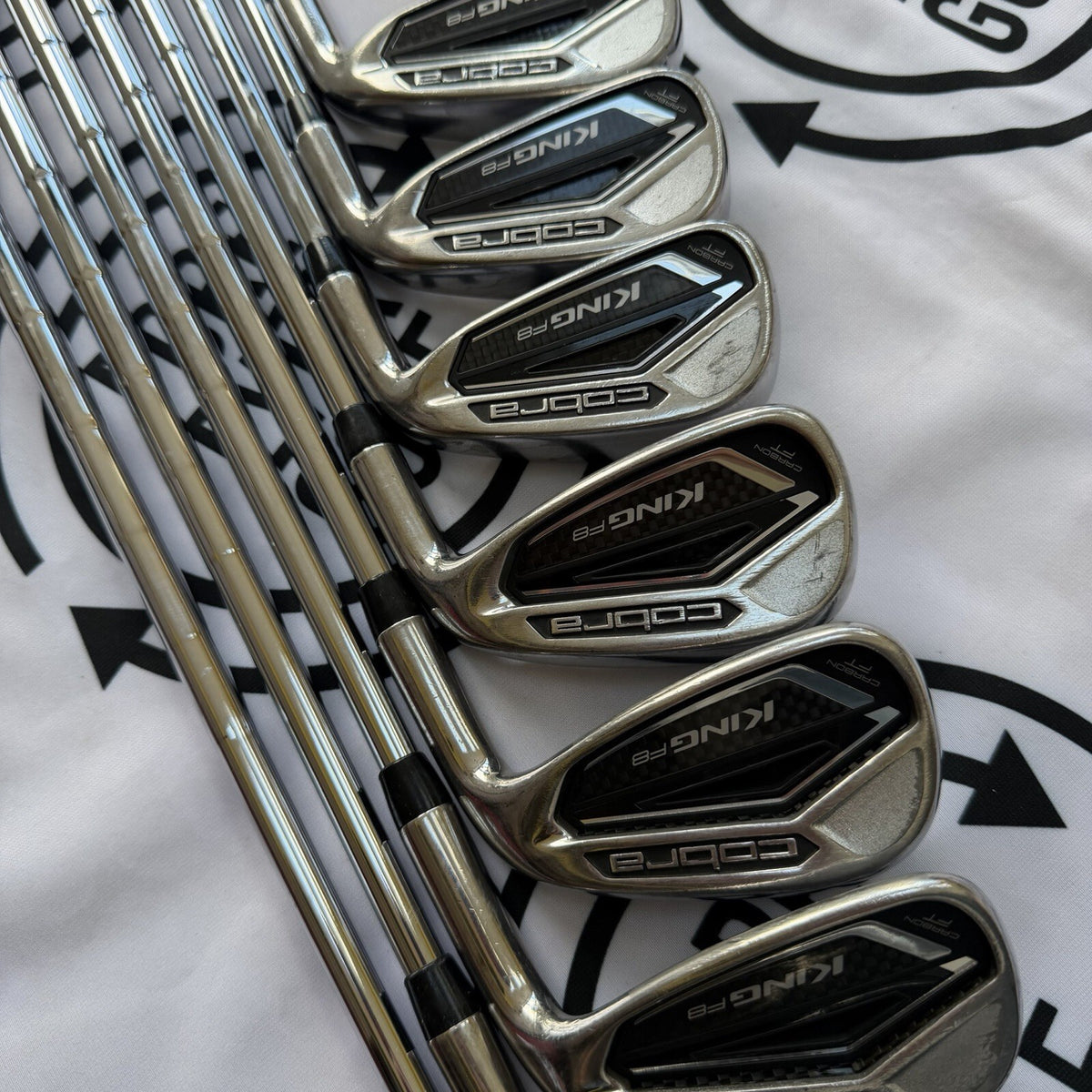 COBRA KING F8 IRONS / 5 - SW / Mens RH / 120g Stiff Flex / GOOD USED