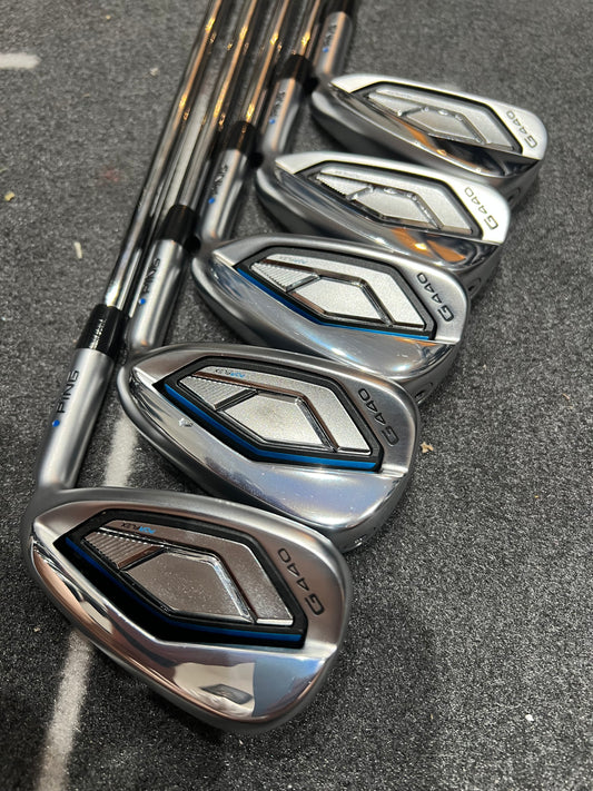 PING G440 IRONS / 6 - PW / Mens RH / Regular Flex