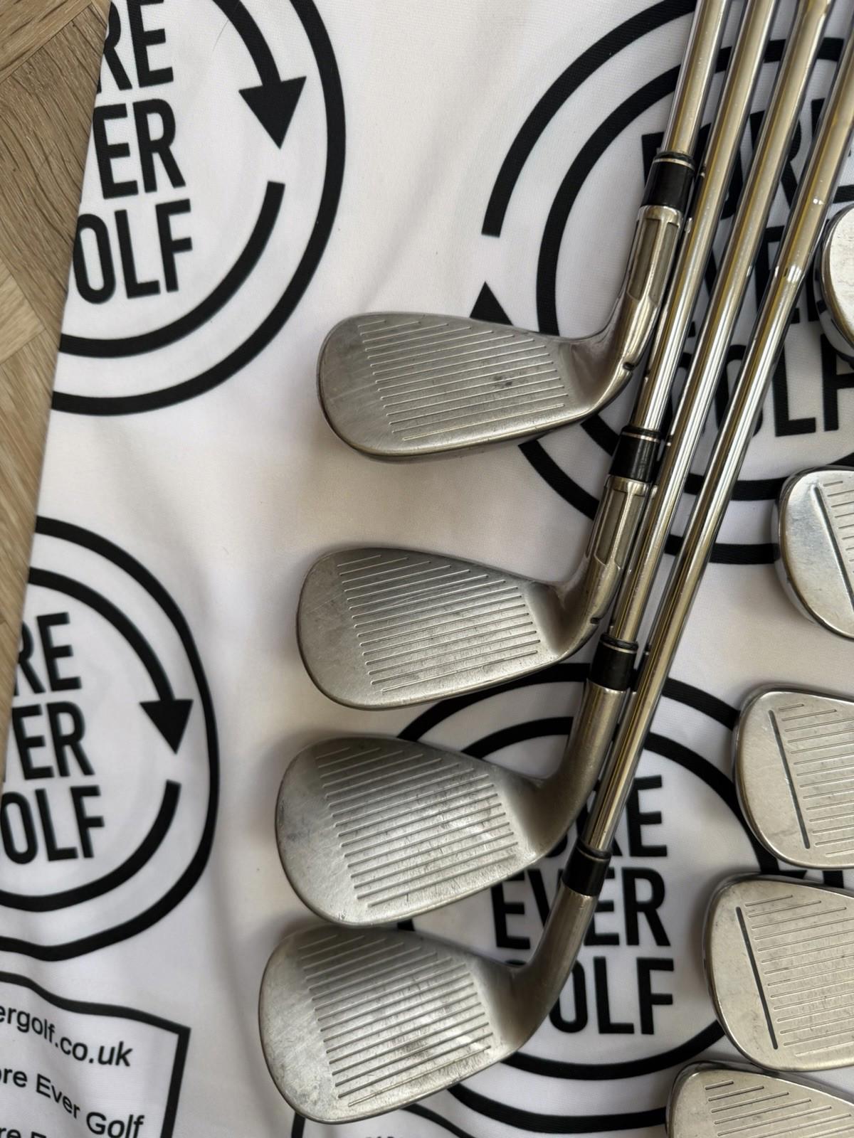 TAYLORMADE M2 IRONS / 5 - PW + GW + SW + LW (9 clubs) / 90g Reg Flex / RH / GOOD