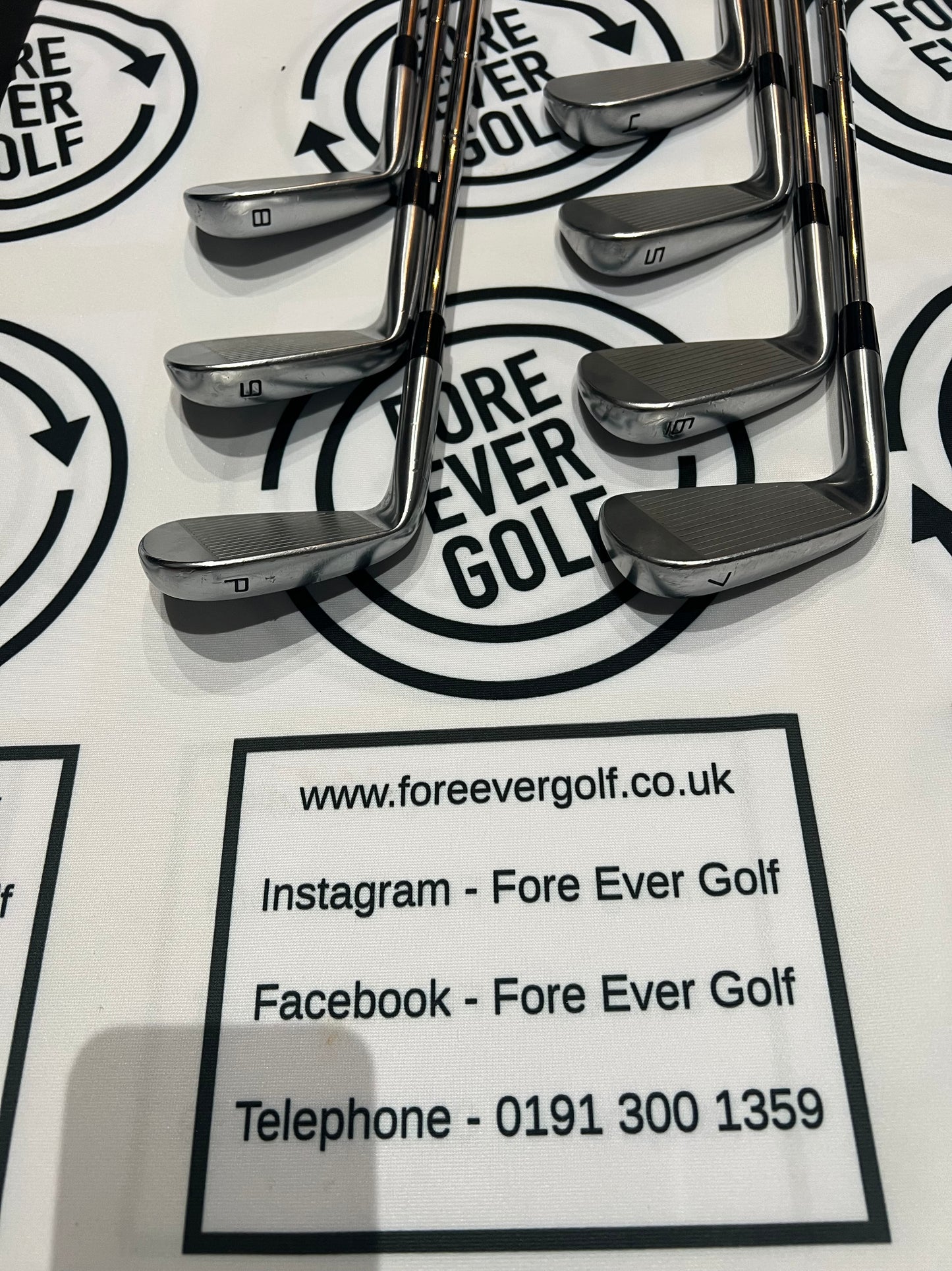 TAYLORMADE P7CB IRONS / 4 - PW / MENS RH / 115g Stiff Flex