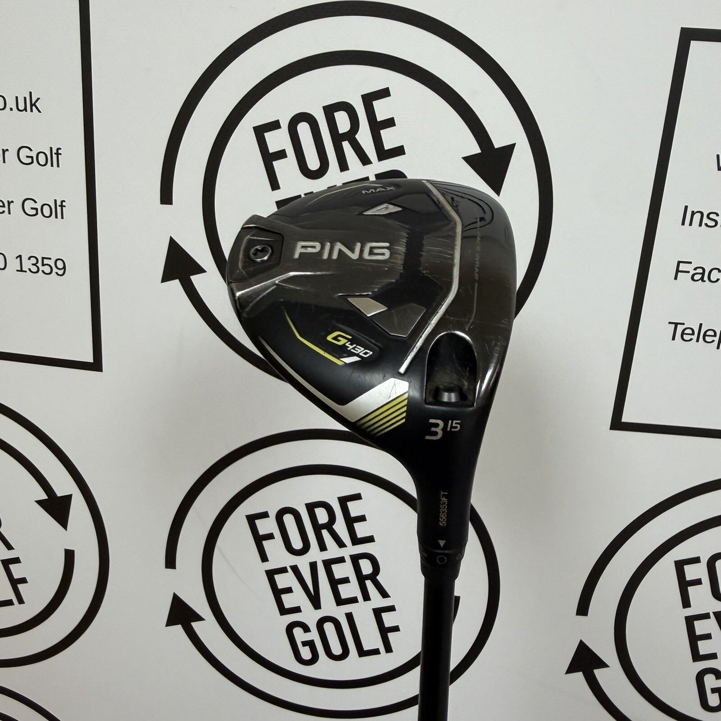 PING G430 MAX 3 WOOD / 15 Deg / RH / 70g GRAPHITE DESIGN TOUR AD IZ-7 Shaft