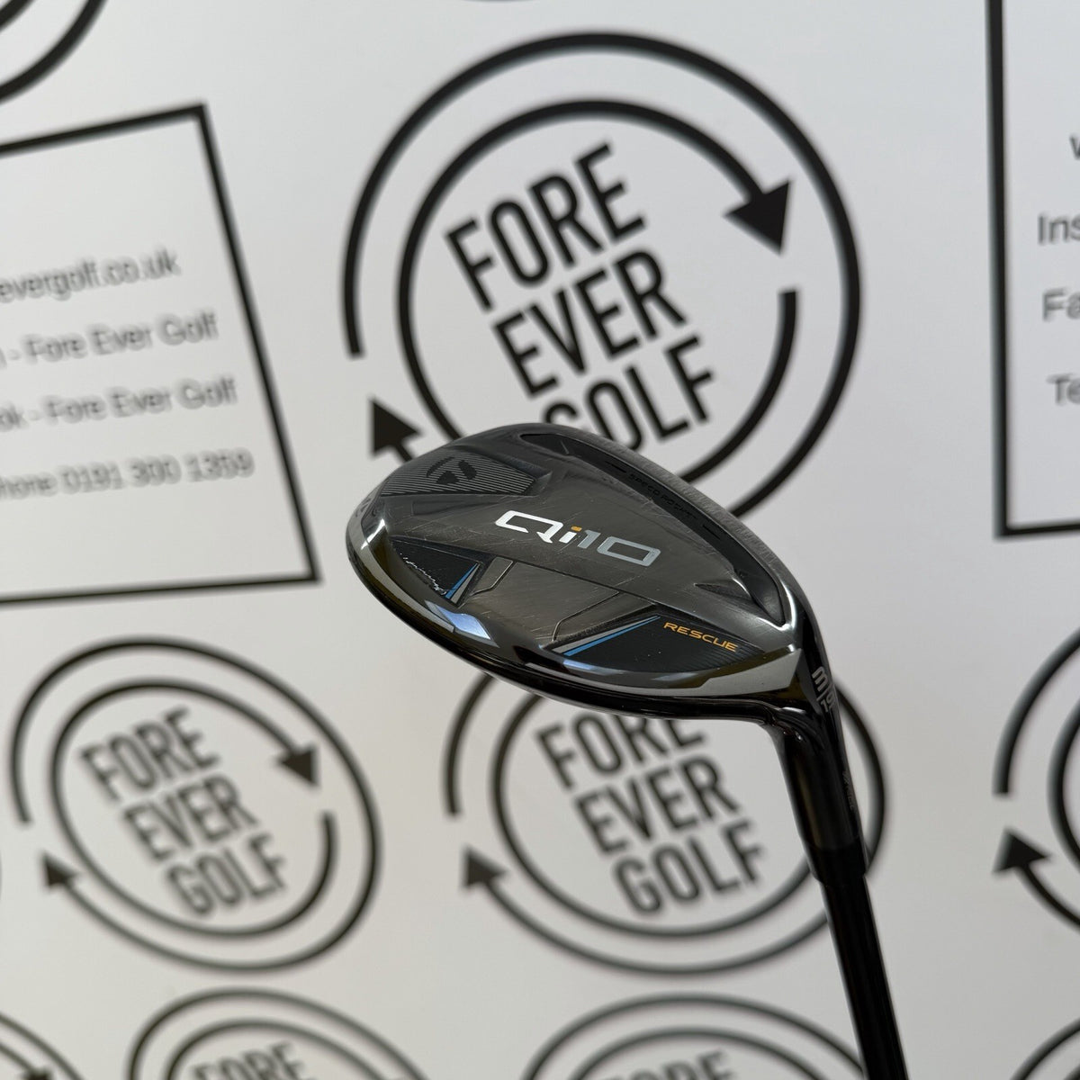TAYLORMADE Qi10 3 HYBRID / 19 Deg / Mens RH / 70g Stiff Flex / FAIR USED
