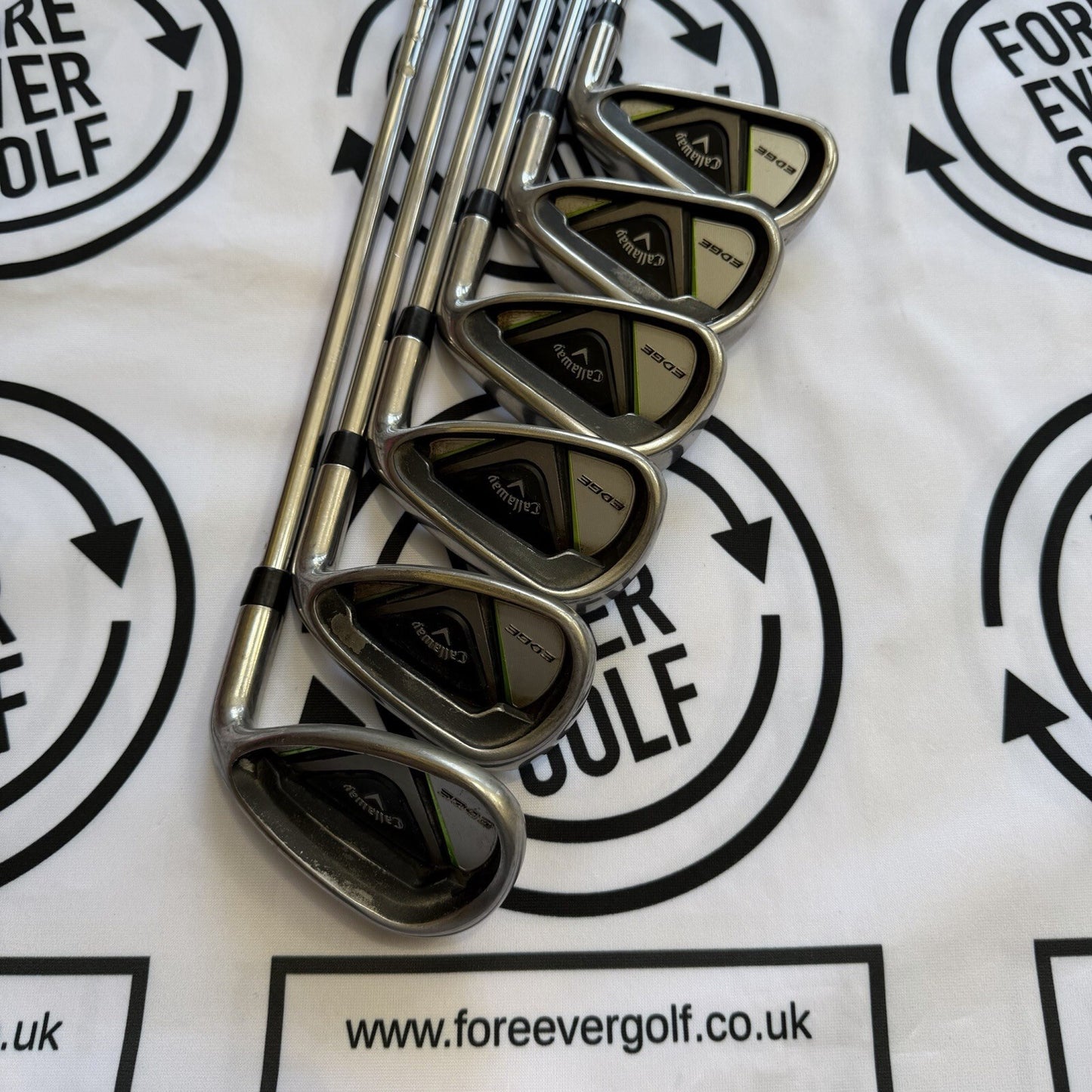 CALLAWAY EDGE IRONS / 6 - SW / Mens RH / Regular Flex / GOOD USED