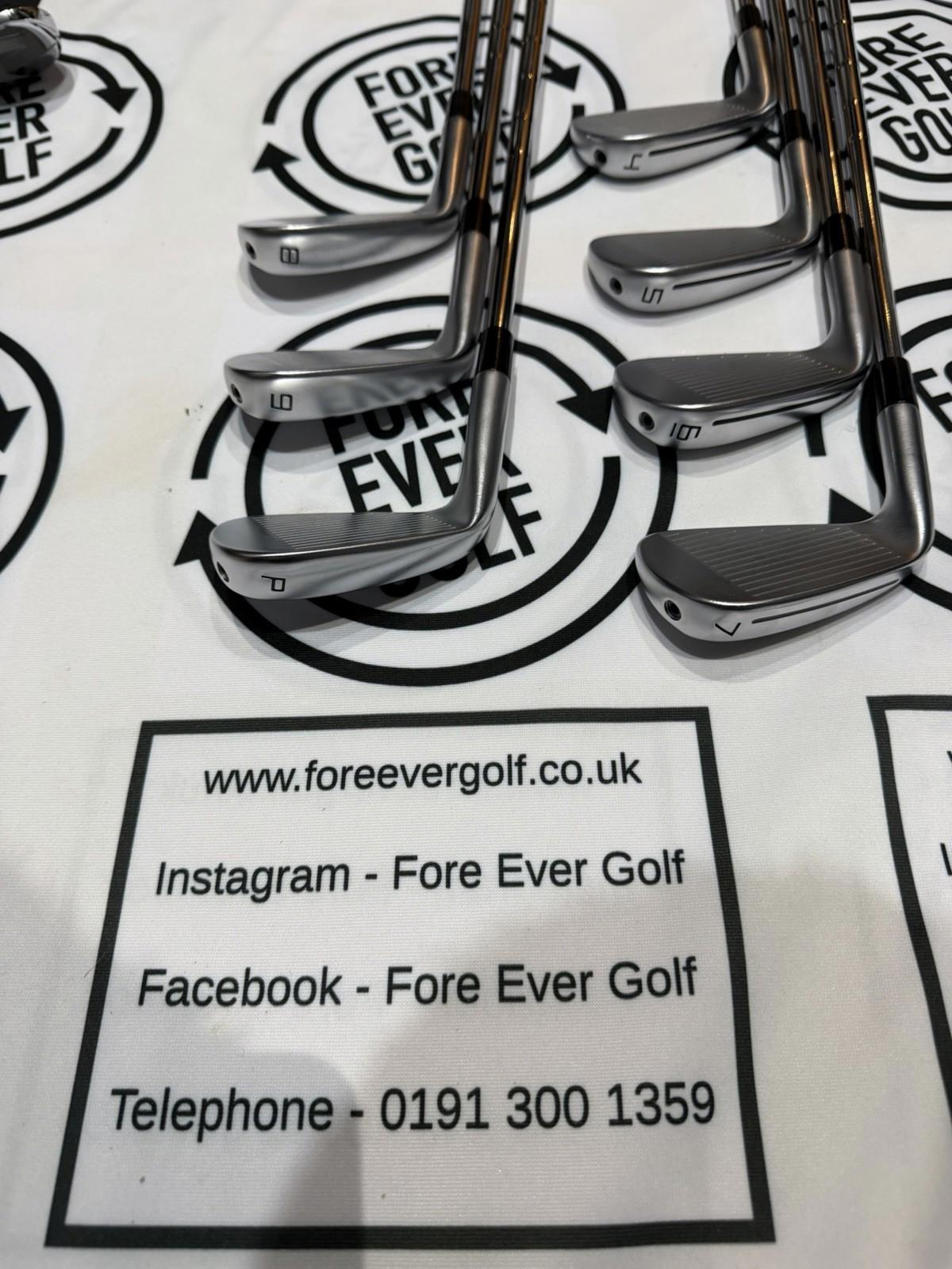 TAYLORMADE P770 (2023) IRONS / 4 - PW / RH / 100g Stiff Flex / GOOD USED