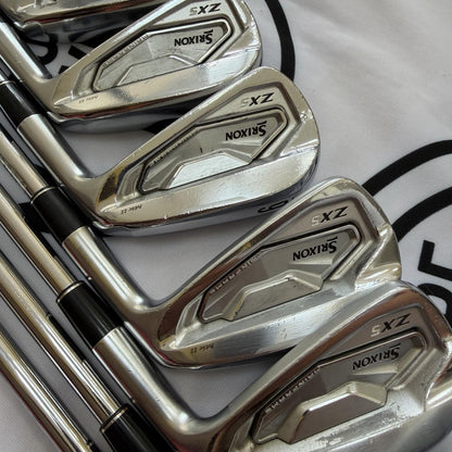 SRIXON ZX5 MKII IRONS / 4 - PW / Mens RH / 105g Reg Flex / GOOD USED