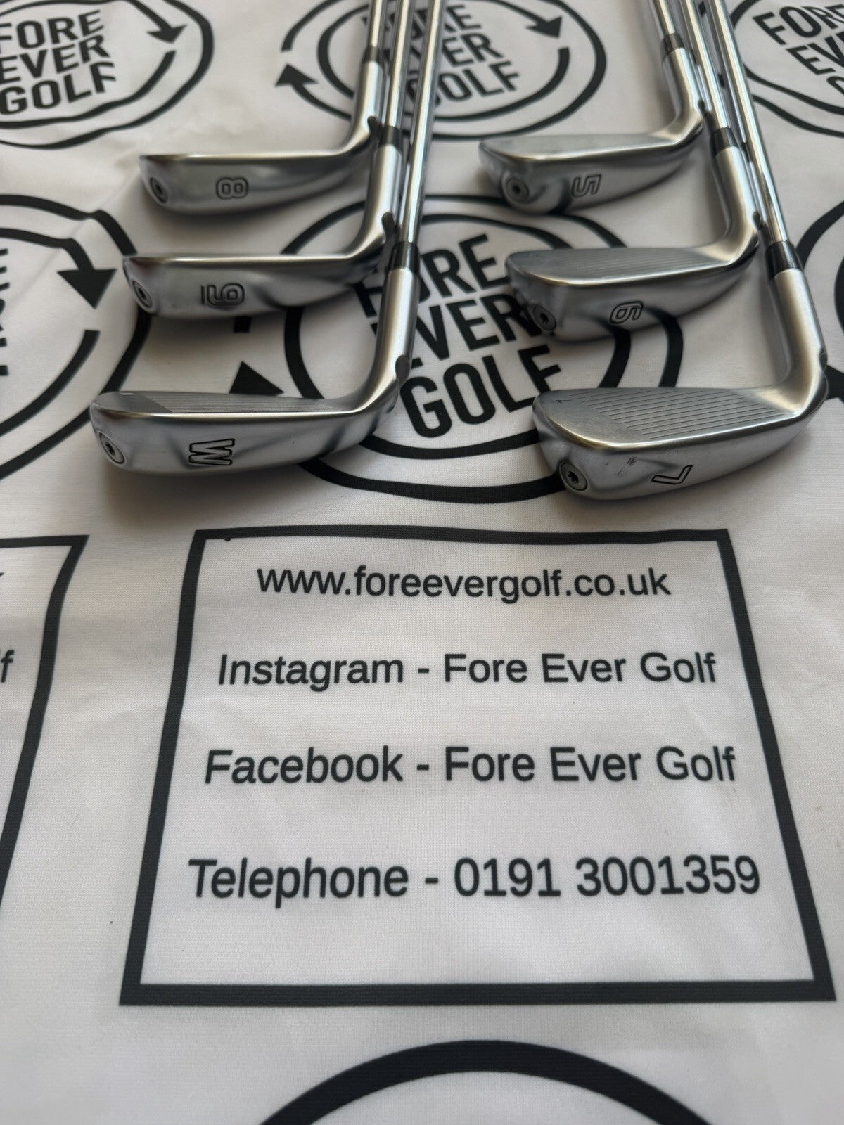 PING G425 IRONS / 5 - PW / GREEN Dot / Mens RH / 98g Reg Flex / GOOD USED