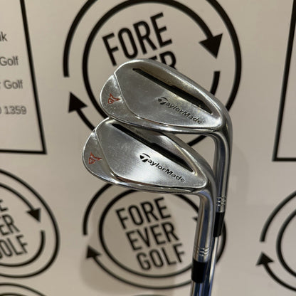TAYLORMADE MILLED GRIND 2 WEDGE SET / 52 & 60 Deg / RH / Stiff Flex / GOOD USED