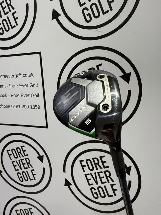 CALLAWAY ELYTE 5 WOOD / 18 Degree / RH / 60g Reg Flex / MINT USED