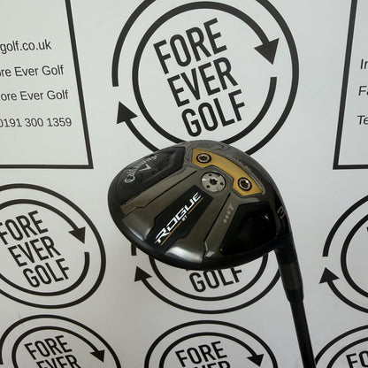 CALLAWAY ROGUE ST MAX TRIPLE DIAMOND T 3 WOOD / 14 Deg / TOUR ISSUE RH / 75g Stiff Flex / V.GOOD